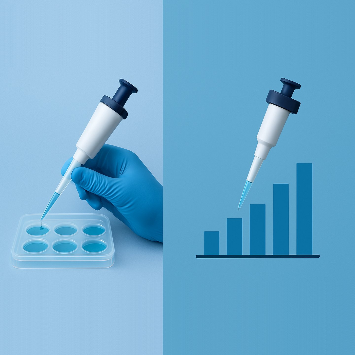 <small>Repetibilidade e Reprodutibilidade: </small>As Duas Faces da Confiança na Pipetagem