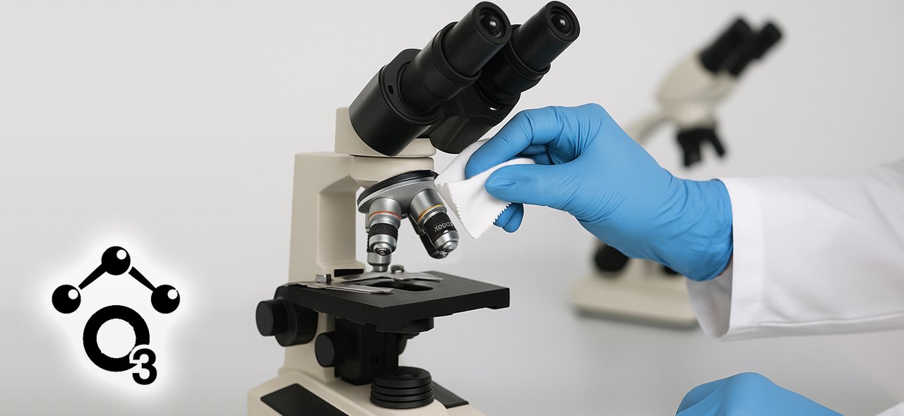 Oxi-sanitização e Manutenção Preventiva para Microscópio Saudável