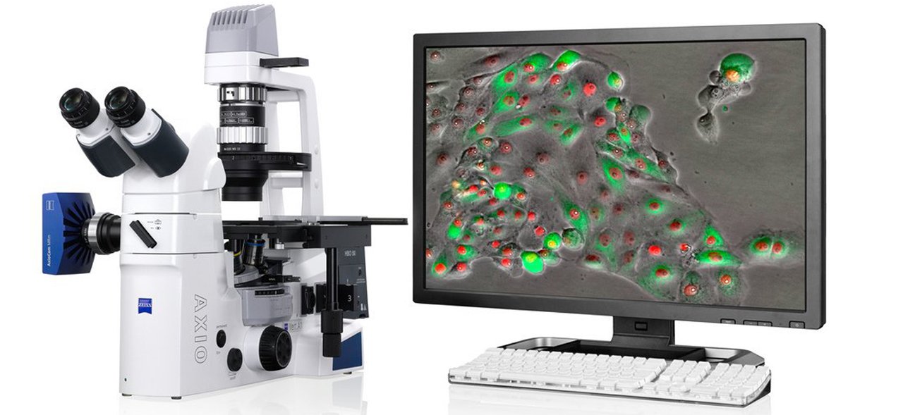 Reparo de Microscópio Zeiss Axio Vert A1