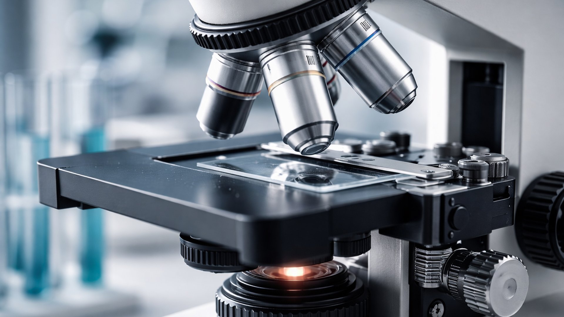 Microscopia de Precisão e mecânica do microscópio