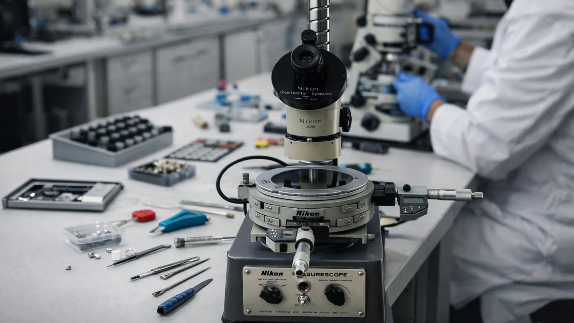 consertar microscópio antigo